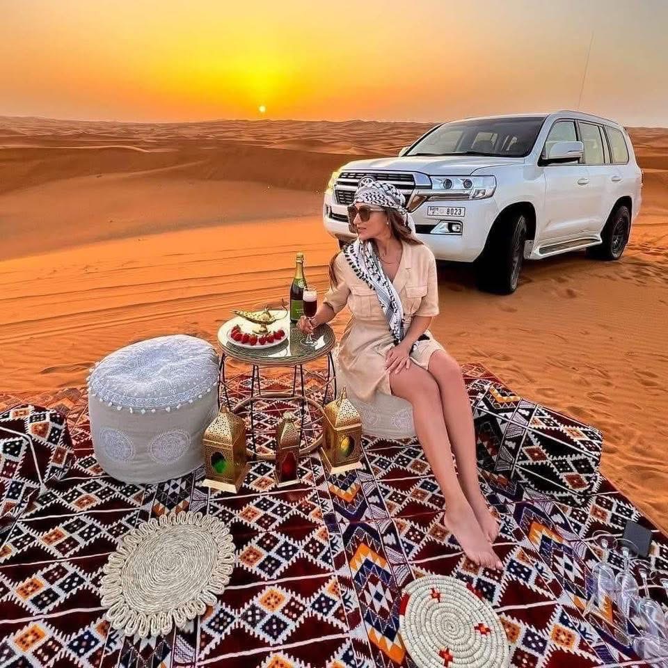 *Discover the Beauty of Dubai Desert 🌟* Experience an unforgettable adventure in Dubai Desert! - *Desert Safari* 🚗: Explore golden sand dunes in a 4x4 - *Camel Rides* 🐫: Ride a camel through the desert - *Sandboarding* 🏂: Slide down sand dunes - *Falconry* 🐦: Learn the art of falcon hunting - *Desert Camping* 🏕️: Relax in luxury camps - *DUBike (Desert Bike)* 🚴: Explore on a bike - *BBQ Dinner* 🍴: Enjoy a BBQ under the stars Book now and make it unforgettable! 📅 #DubaiDesert #DubaiTourism #Adventure